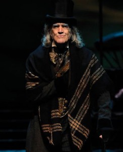 Kayser as Scrooge in 2013.