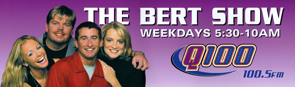 The Bert Show's original 2001 line up.
