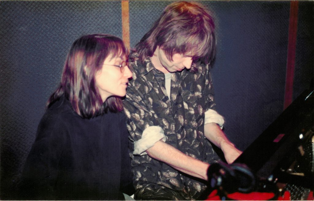 ARB with NRBQ pianist Terry Adams recording "Who Cares."